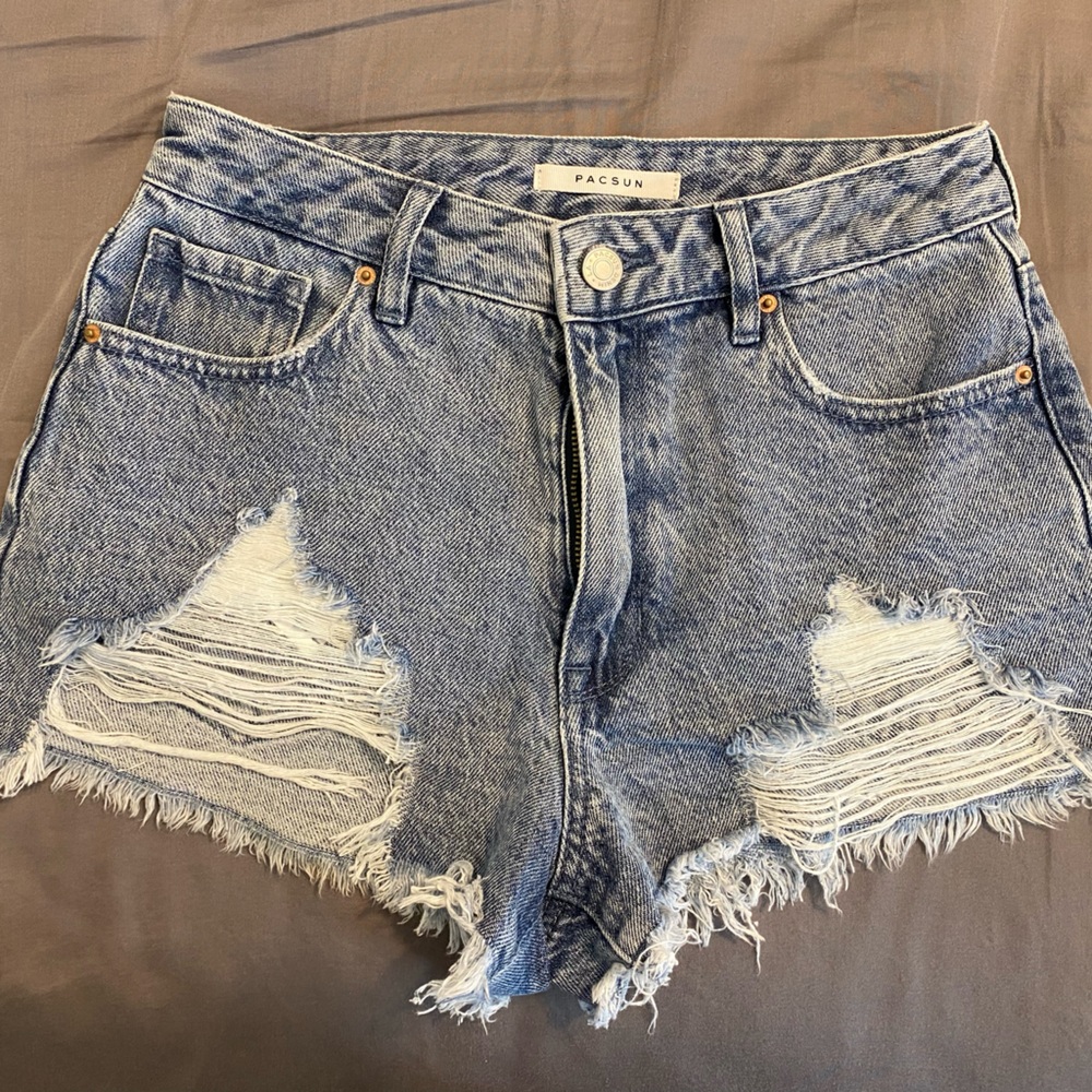 Pacsun High Rise Festival Jean Shorts.